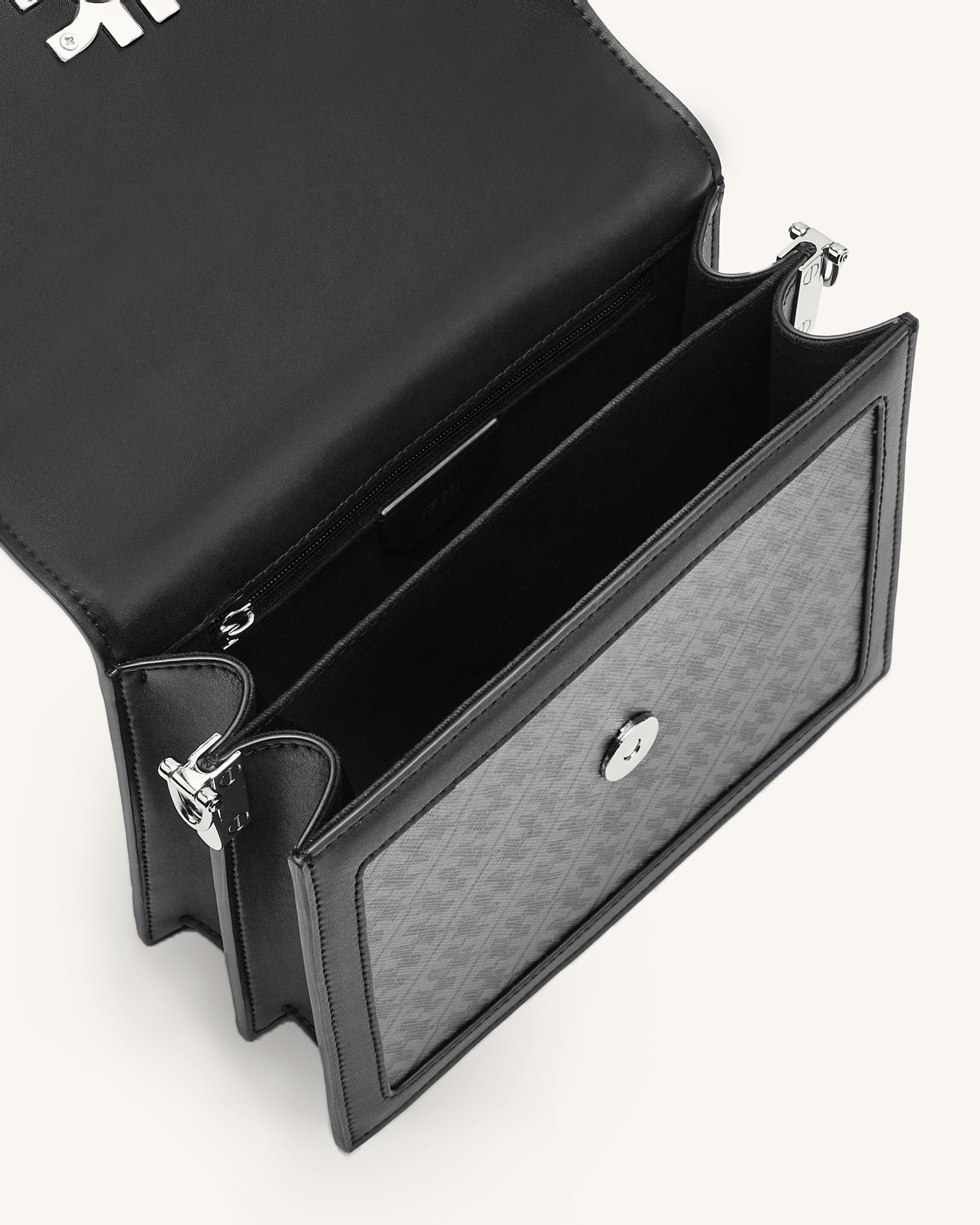 FEI Mini Flap Crossbody - Iron Black - Image 4