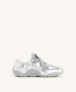 Flavia Ballerina Sneakers - Silver