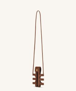 Alternative view of FEI Cut-Out Phone Bag - Brown