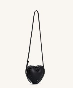 Alternative view of Arlene Heart Shaped Bag - Black