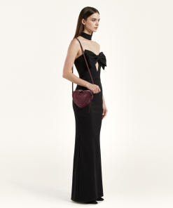 Alternative view of Arlene Heart Shaped Bag - Claret