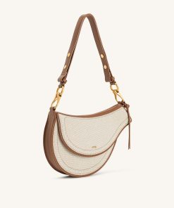 Alternative view of Ashlie Crossbody Bag - Brown Canvas