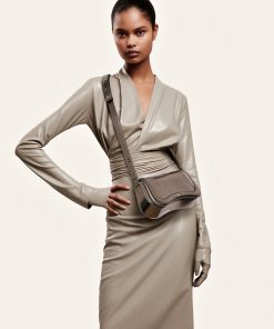 Alternative view of Joy Metallic Shoulder Bag - Anthracite