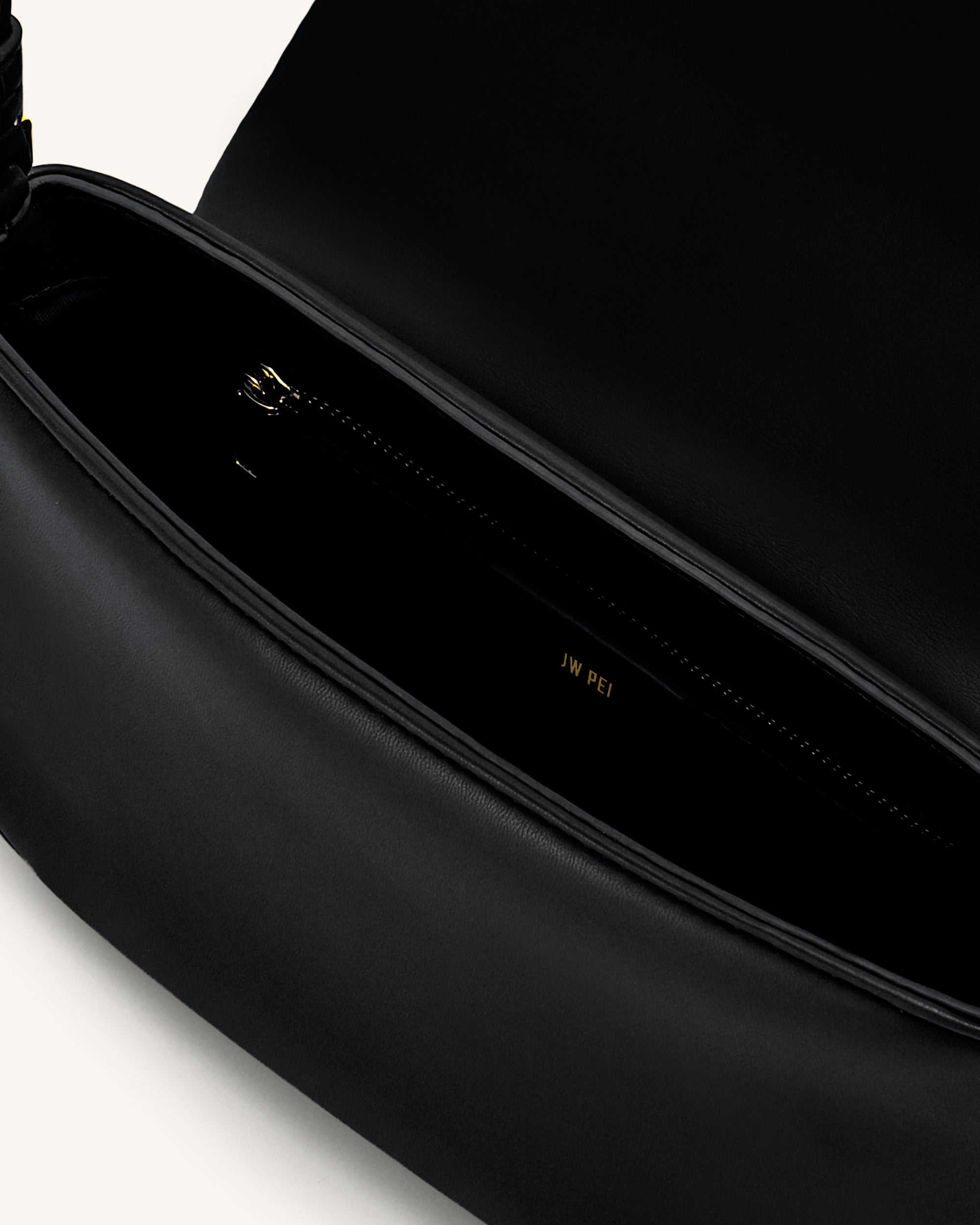 Debby Flap Crossbody Bag - Black - Image 3