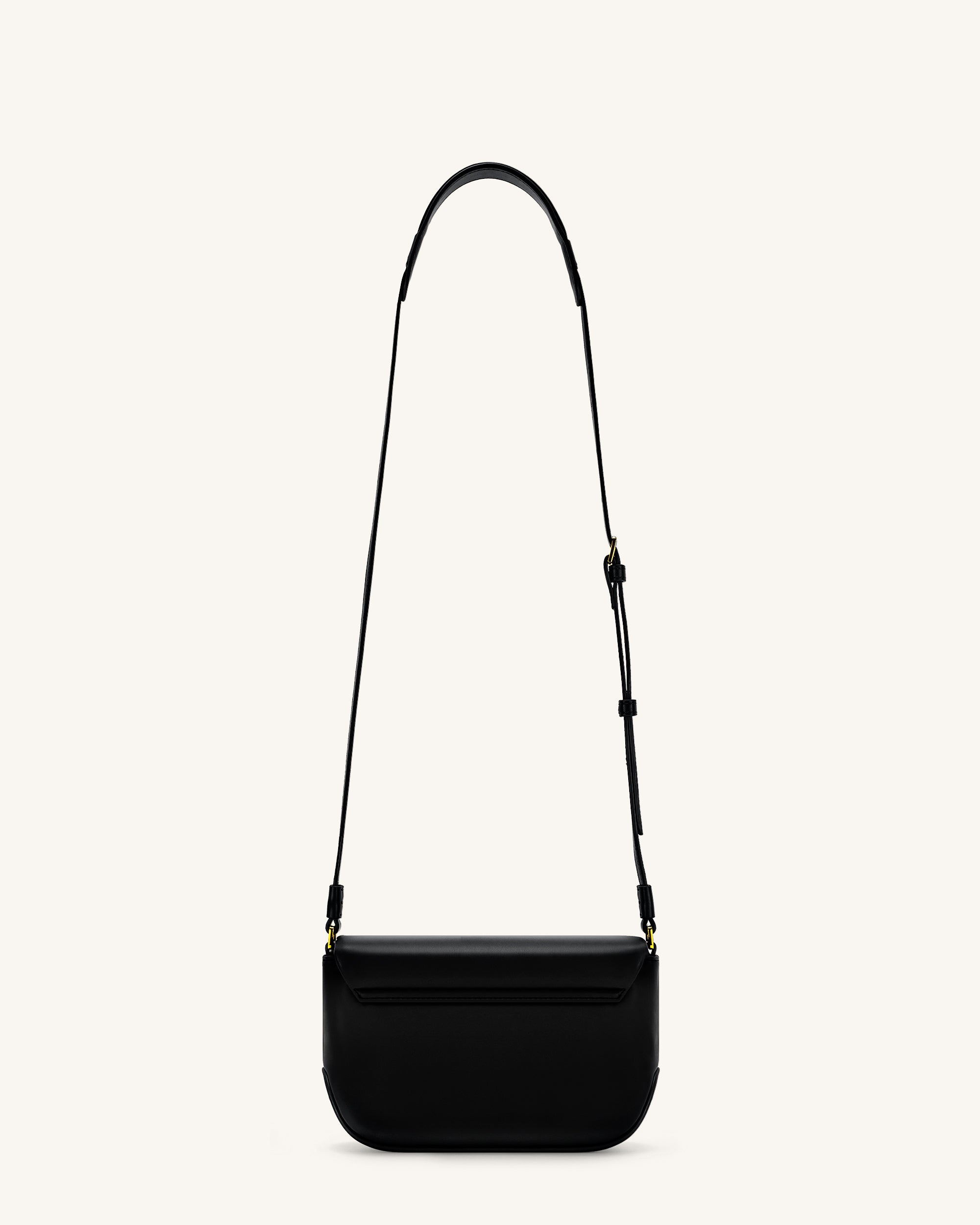Debby Flap Crossbody Bag - Black - Image 4
