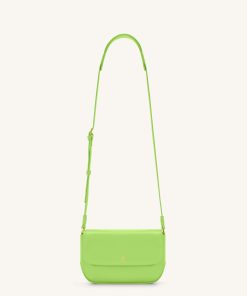 Debby Flap Crossbody  Bag - Lime Green