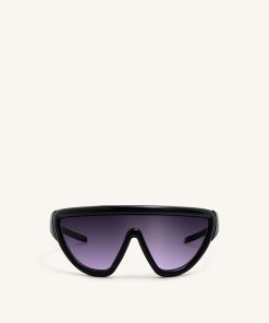 Angelica D Frame Sunglasses - Black