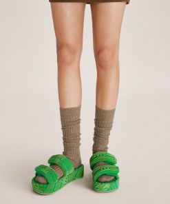 Alternative view of Lexi Terry Slide Sandal - Green