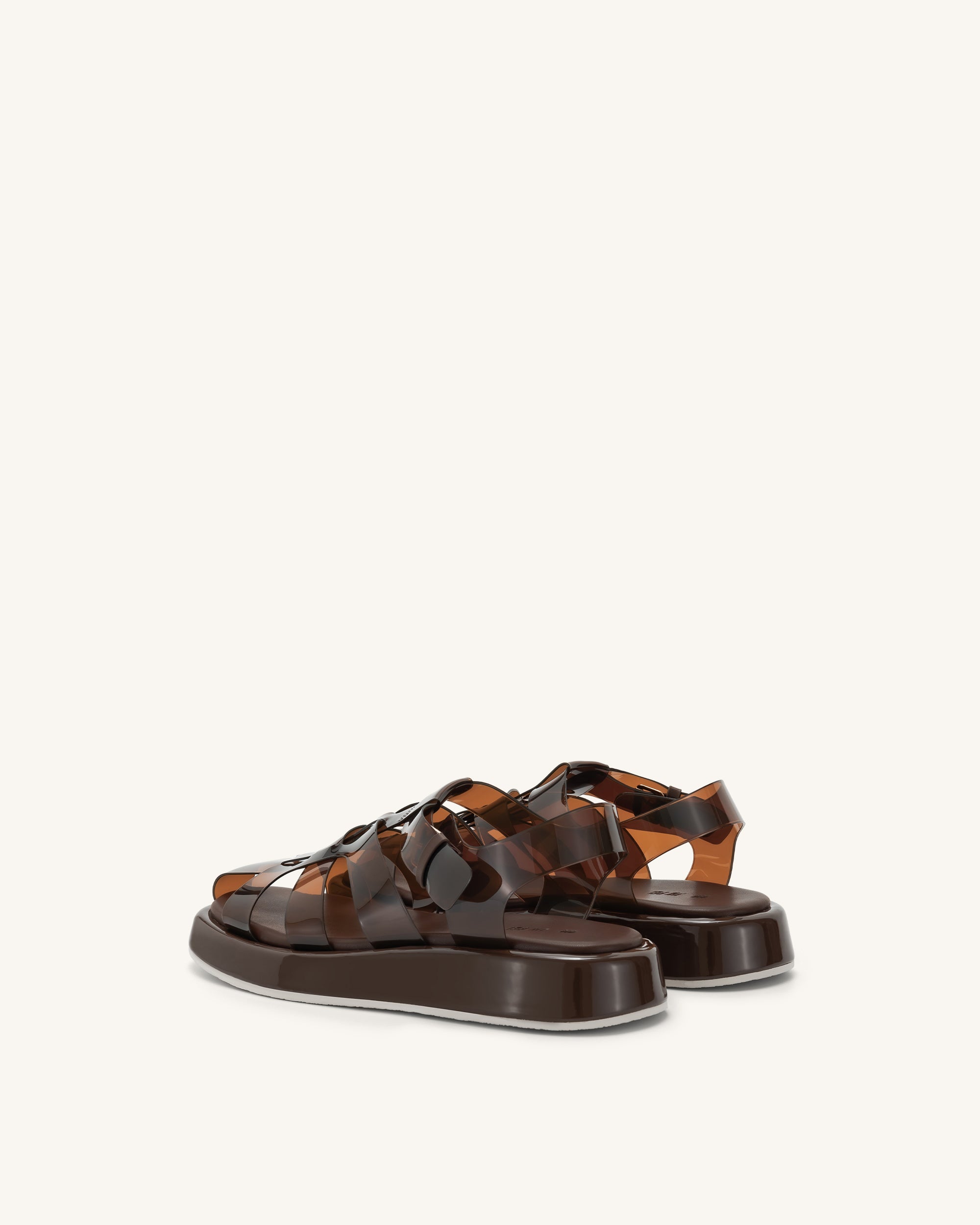 Piper Platform Sandal - Coffee - Image 4
