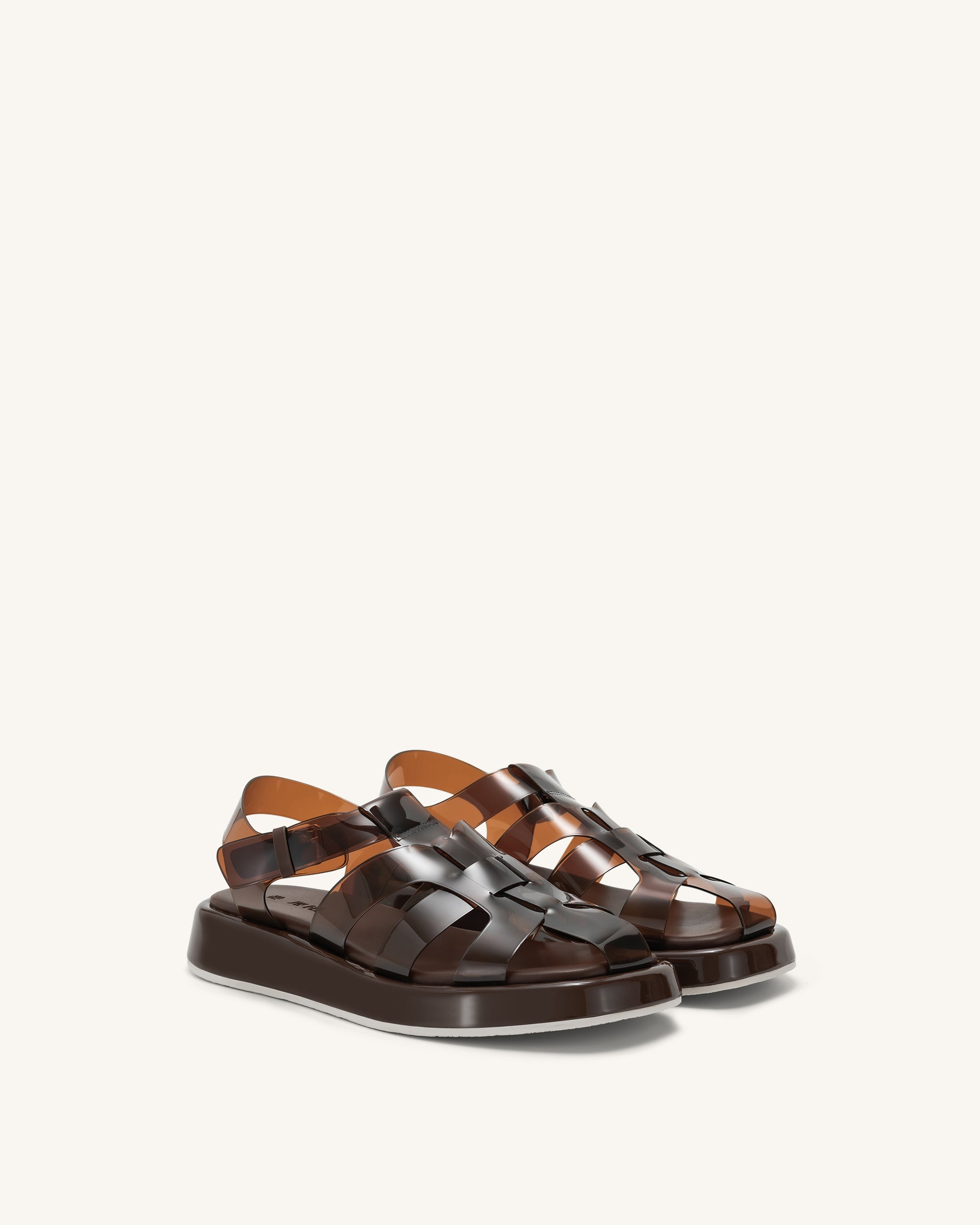 Piper Platform Sandal - Coffee - Image 2