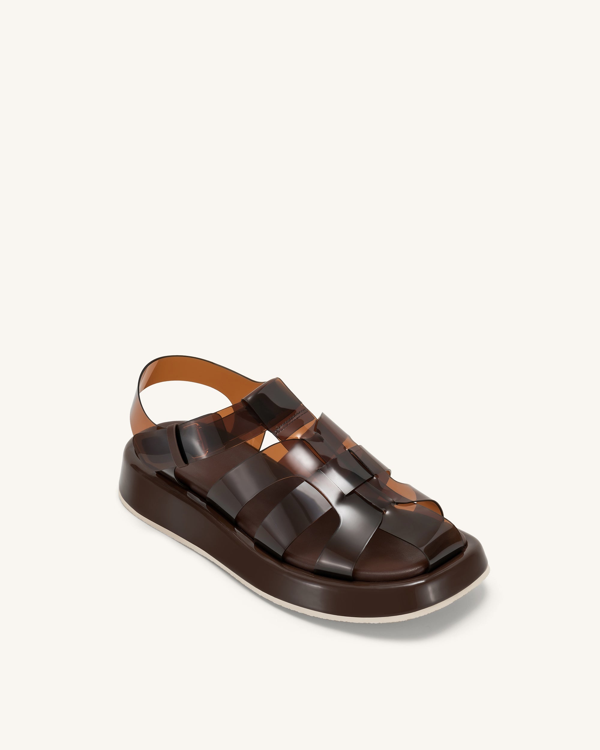 Piper Platform Sandal - Coffee - Image 5