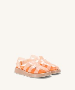 Alternative view of Piper Platform Sandal - Beige & Orange