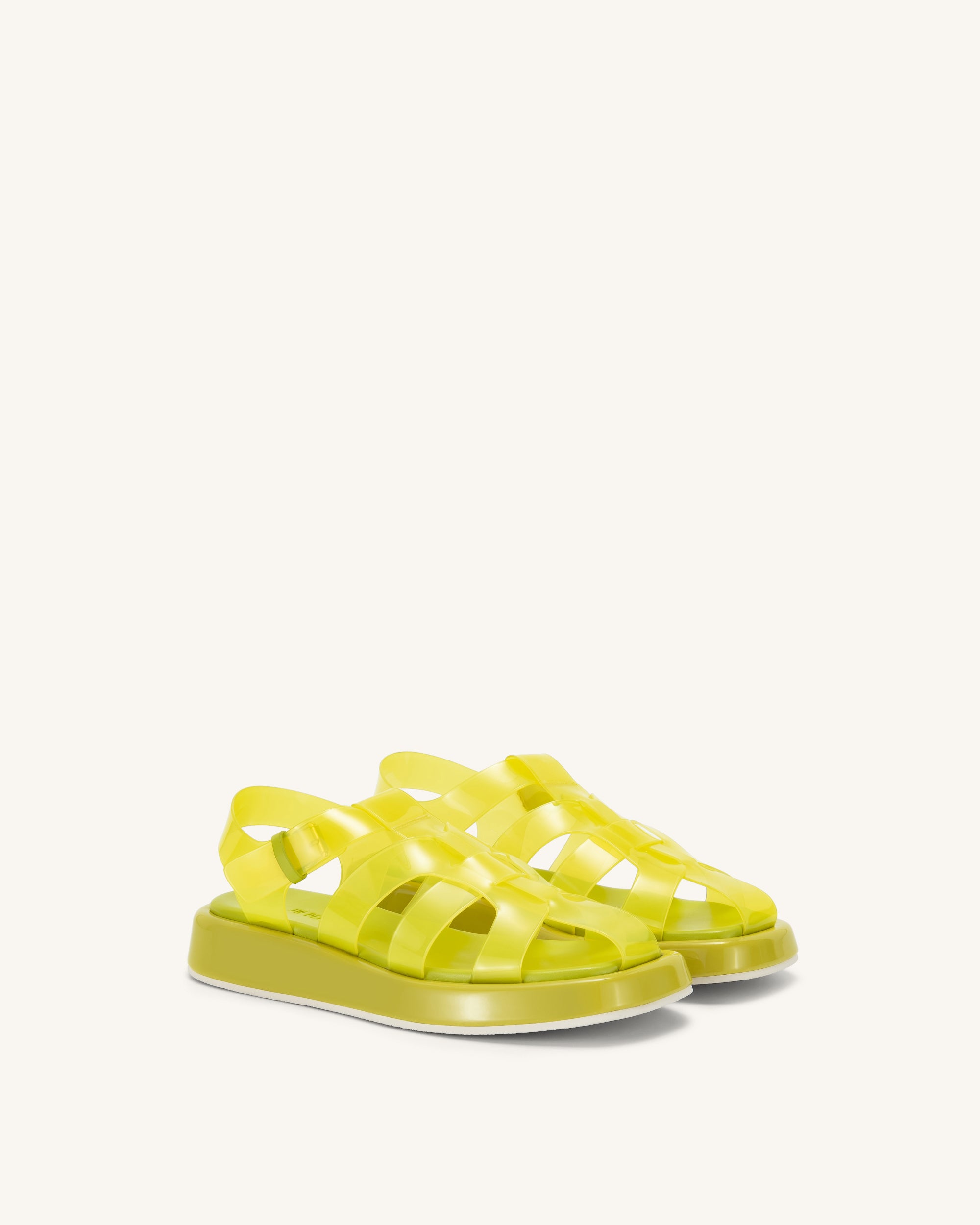 Piper Platform Sandal - Yellow - Image 2