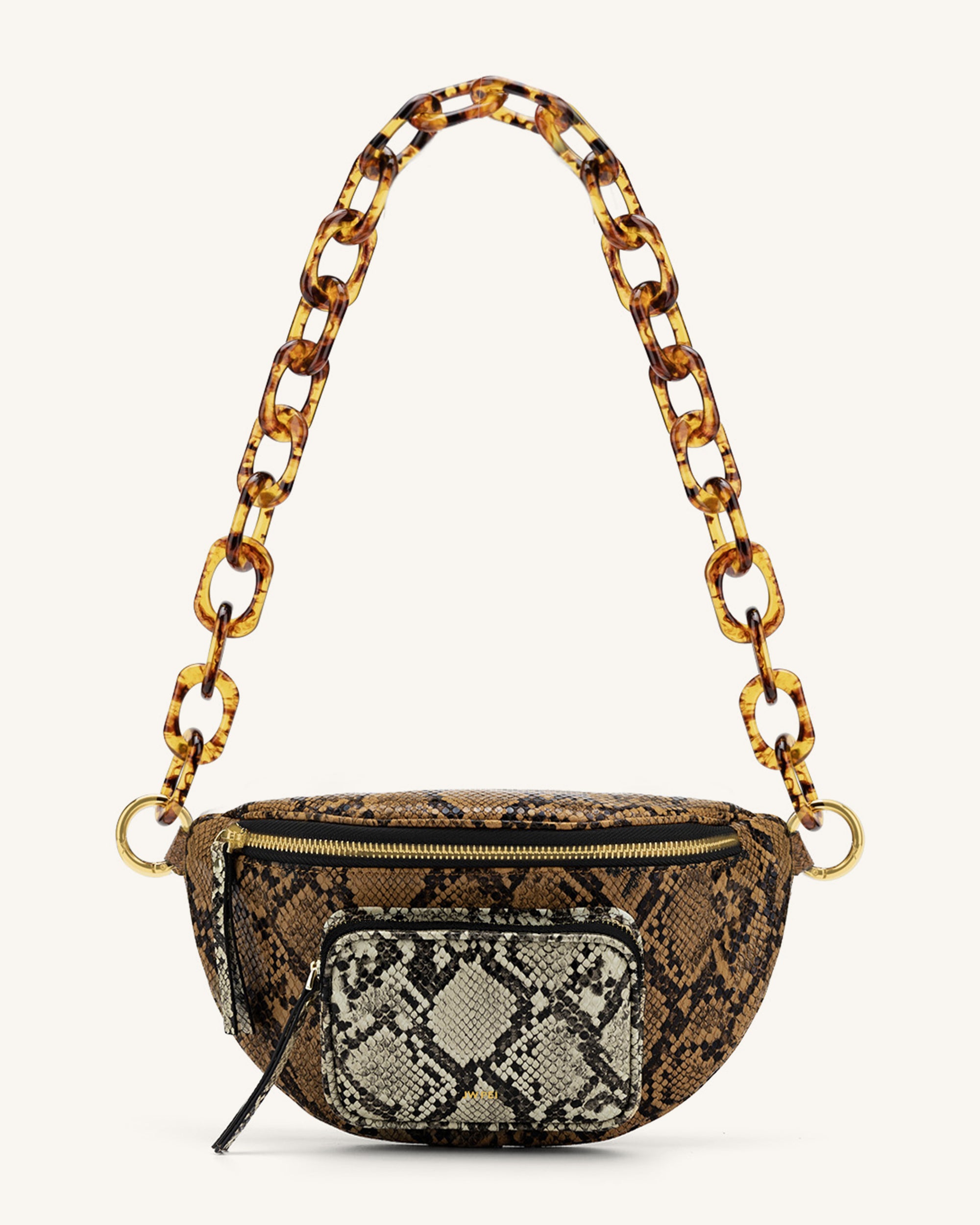 Mya Tortoiseshell Acrylic Chain Strap - Image 5