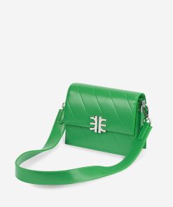 Mira Mini Flap Bag - Grass Green