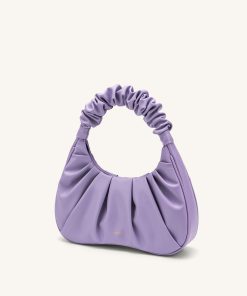 Alternative view of Gabbi Ruched Hobo Handbag - Purple
