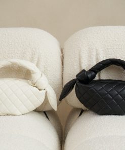 Alternative view of Croissant Top Handle Bag - Black