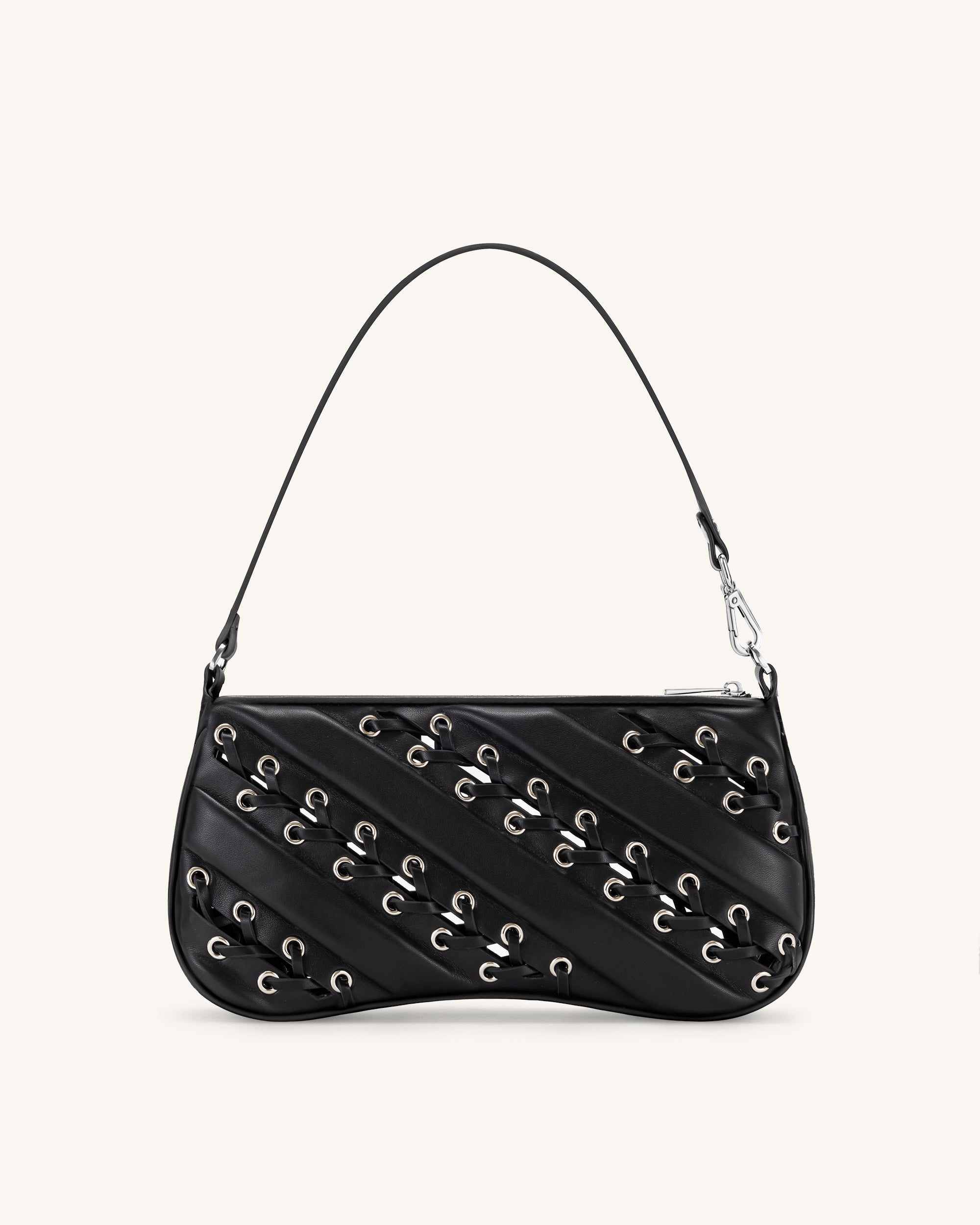 Eva Straps Shoulder Bag - Black - Image 3