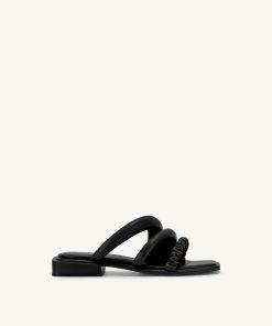 Jada Flat Mule - Black