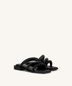 Alternative view of Jada Flat Mule - Black