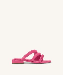 Jada Flat Mule - Rose Red