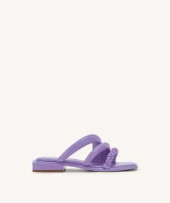 Jada Flat Mule - Lavender Purple