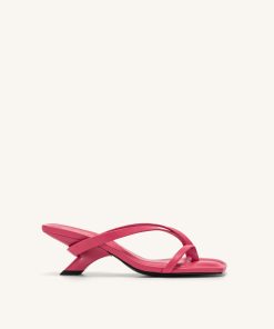 Maeve Strappy Mule - Rose Red
