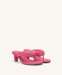 Alternative view of Talia Puffed Sandal - Rose Red