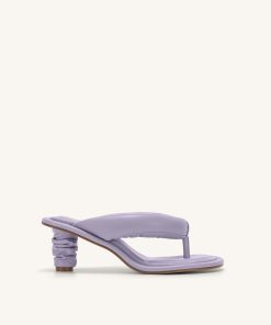 Talia Puffed Sandal - Purple