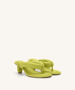 Alternative view of Talia Puffed Sandal - Lime Green