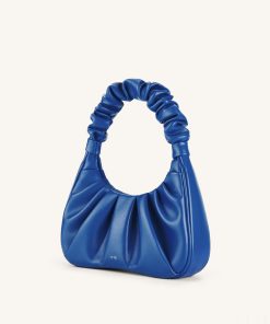 Alternative view of Gabbi Ruched Hobo Handbag - Classic Blue