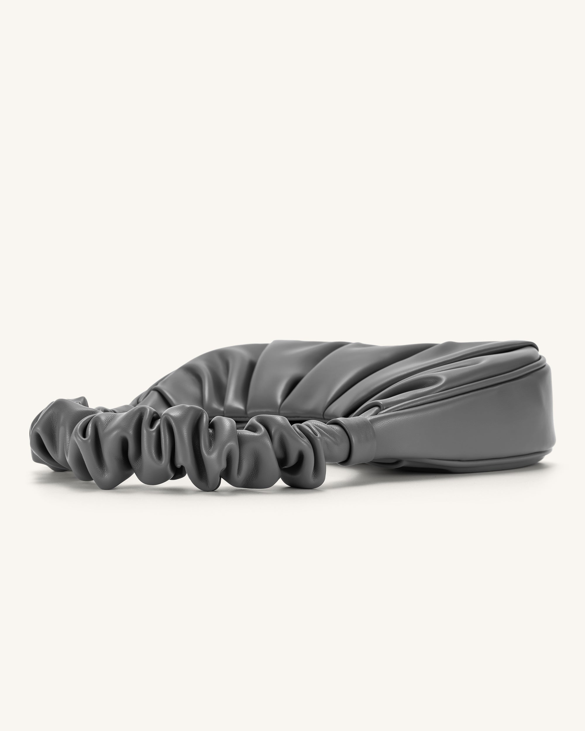 Gabbi Ruched Hobo Handbag - Gray - Image 4