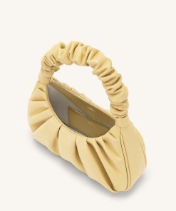 Alternative view of Gabbi Ruched Hobo Handbag - Butter
