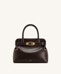 Mia Tote Bag - Dark Brown