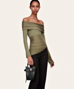 Alternative view of FEI Crushed Straps Phone Bag - Black