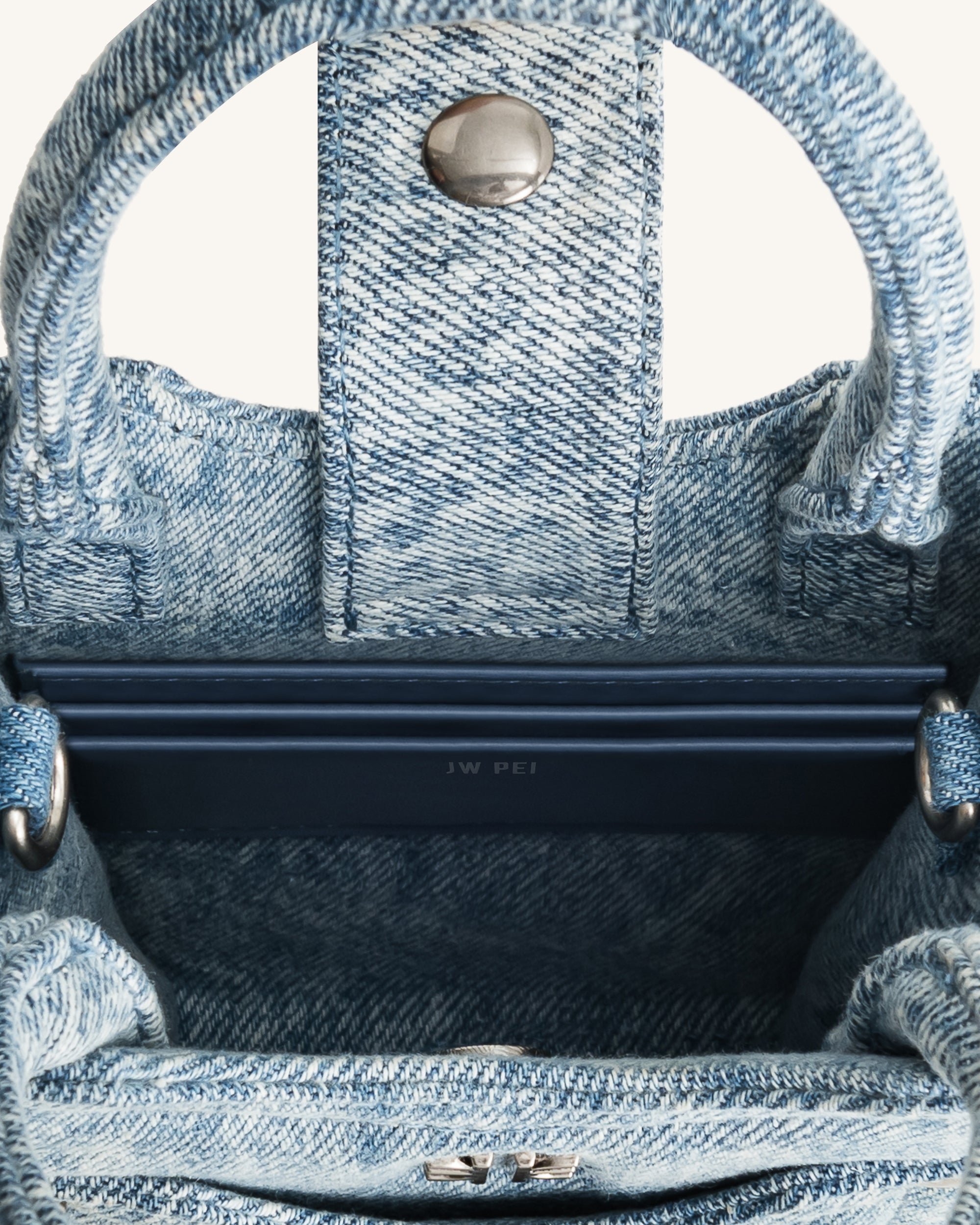 FEI Denim Phone Bag - Blue - Image 4