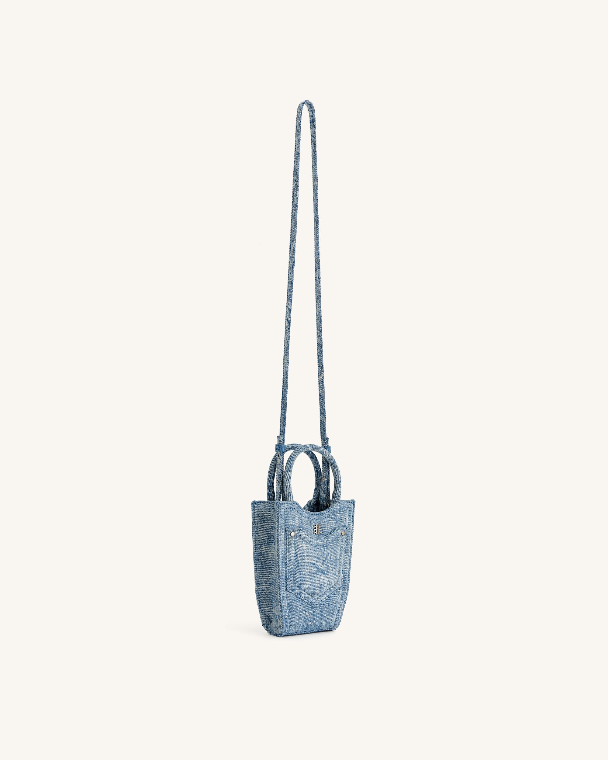 FEI Denim Phone Bag - Blue - Image 5