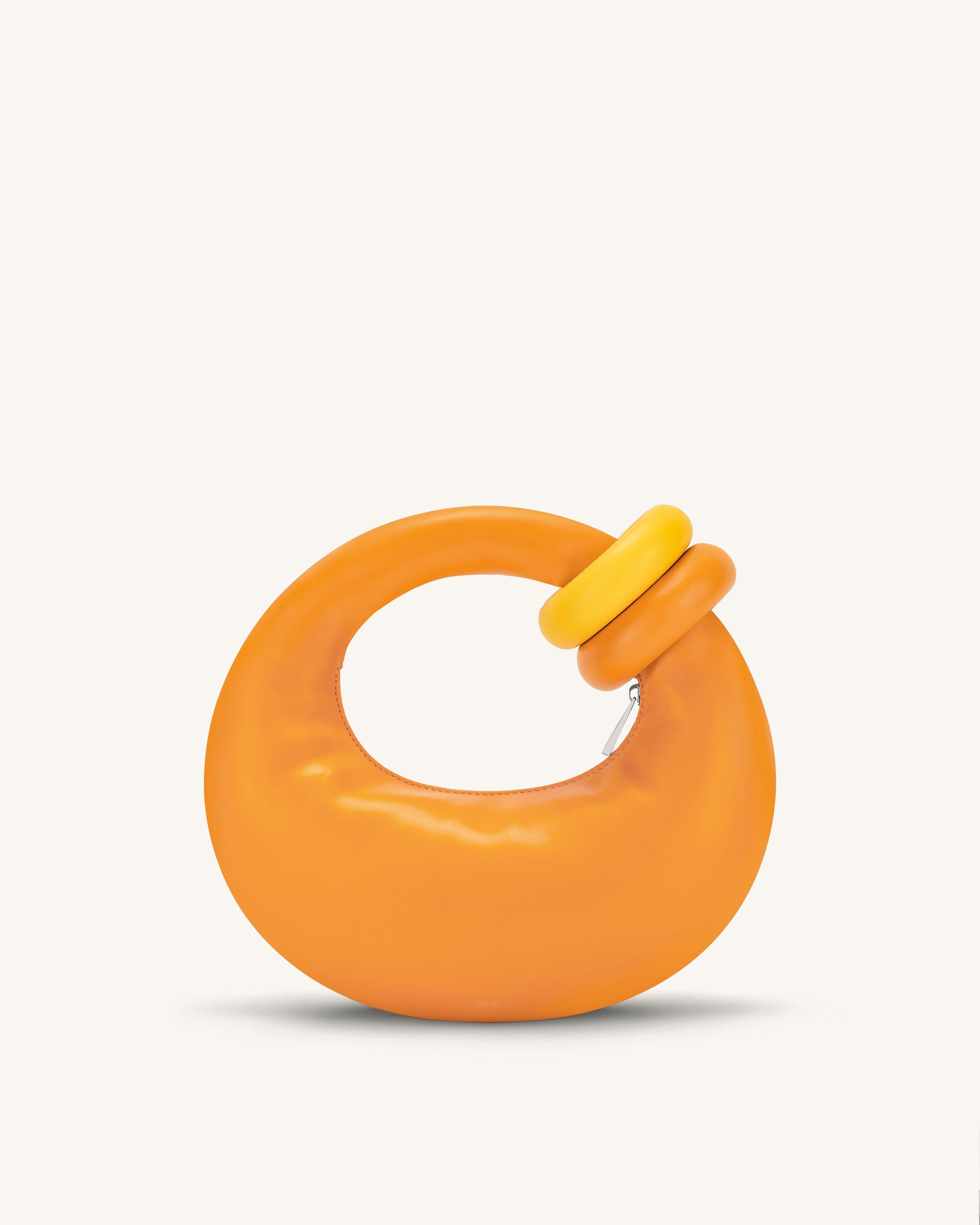 Abacus Top Handle Bag- Orange - Image 3