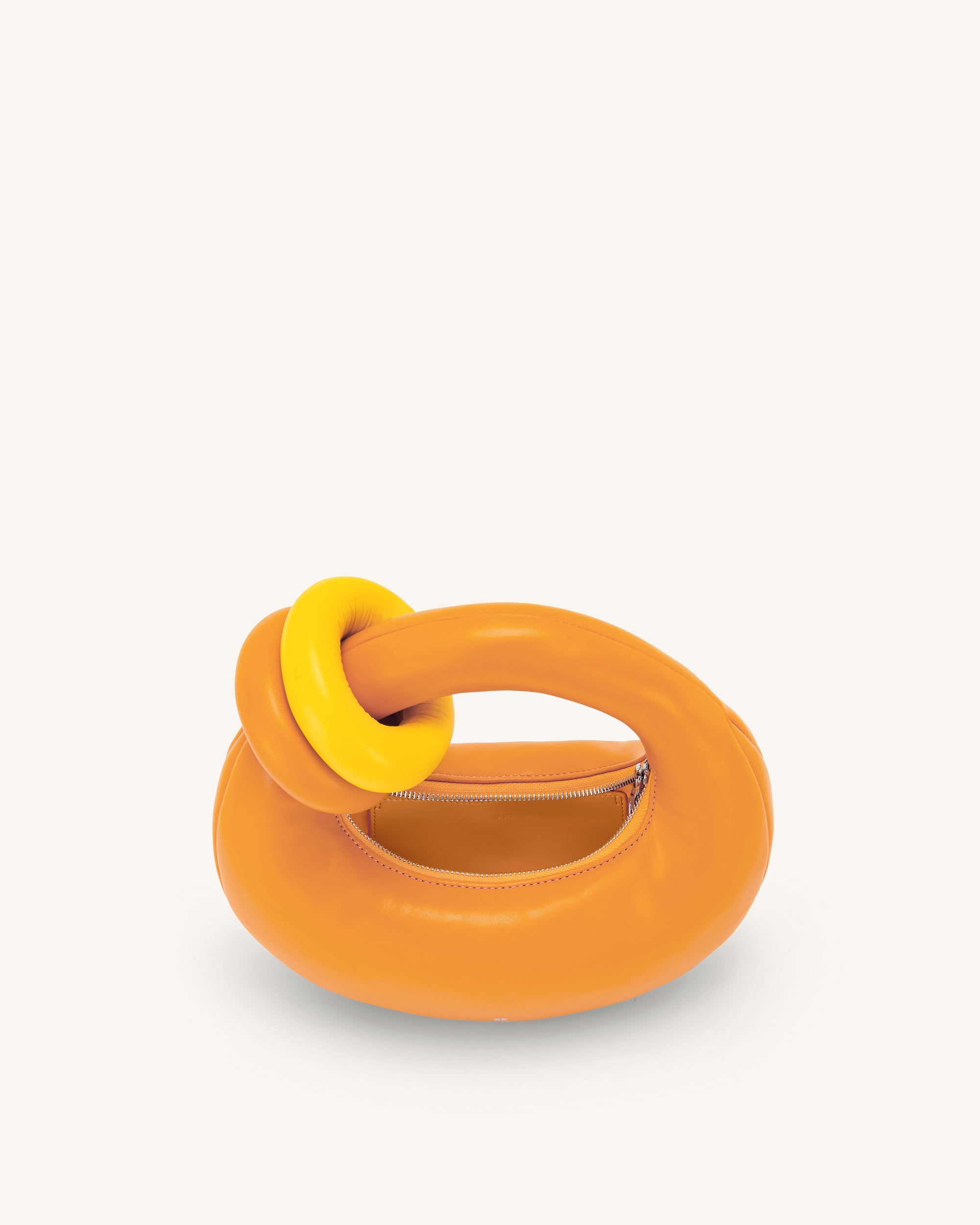 Abacus Top Handle Bag- Orange - Image 4