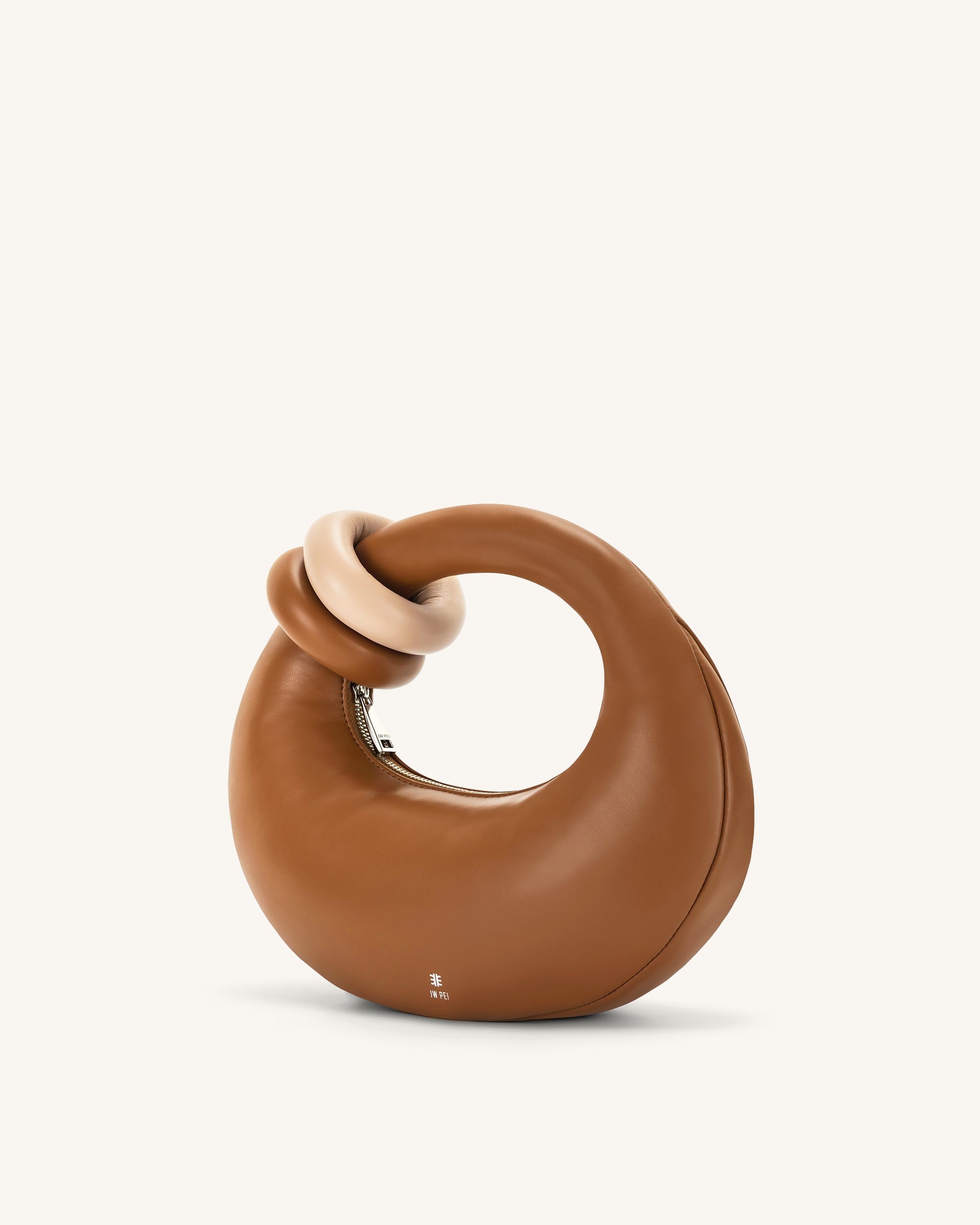 Abacus Top Handle Bag - Brown - Image 3