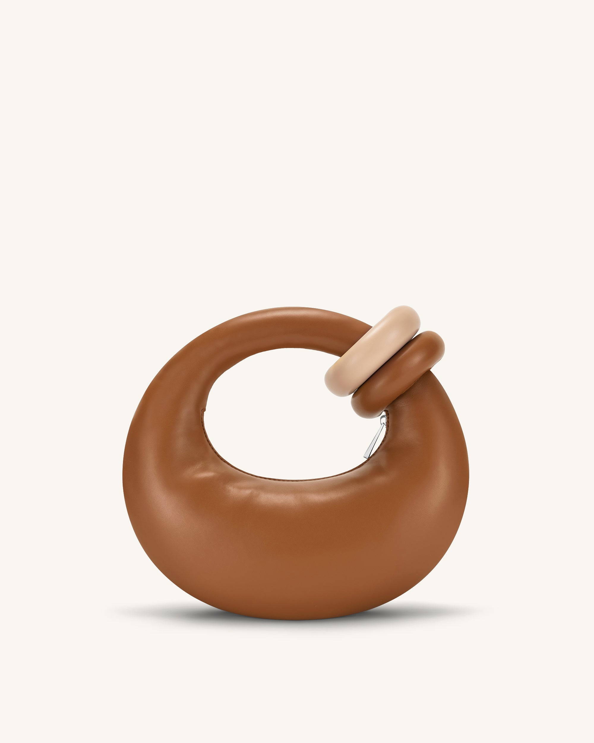 Abacus Top Handle Bag - Brown - Image 4