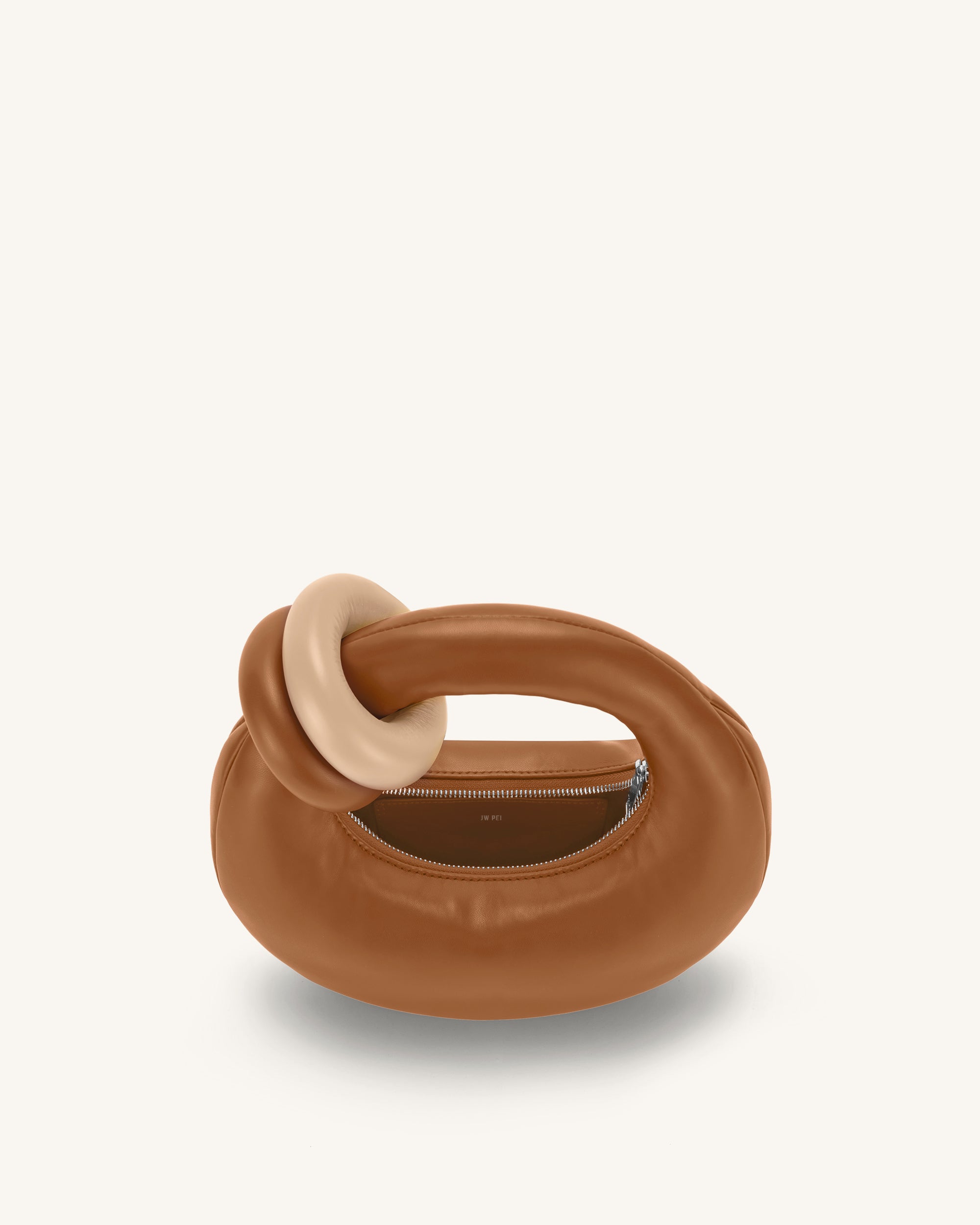 Abacus Top Handle Bag - Brown - Image 5