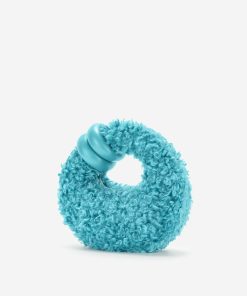 Alternative view of Abacus Faux Fur Top Handle Bag - Lake Blue