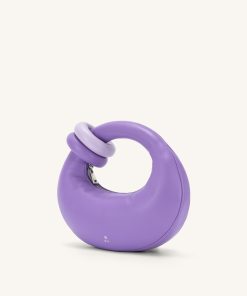 Alternative view of Abacus Top Handle Bag- Purple