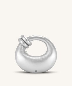 Abacus Top Handle Bag - Silver