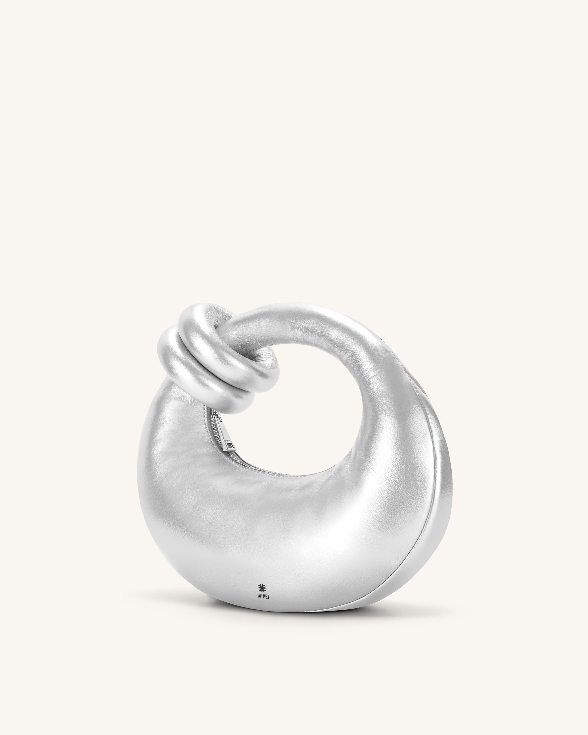 Abacus Top Handle Bag - Silver - Image 3