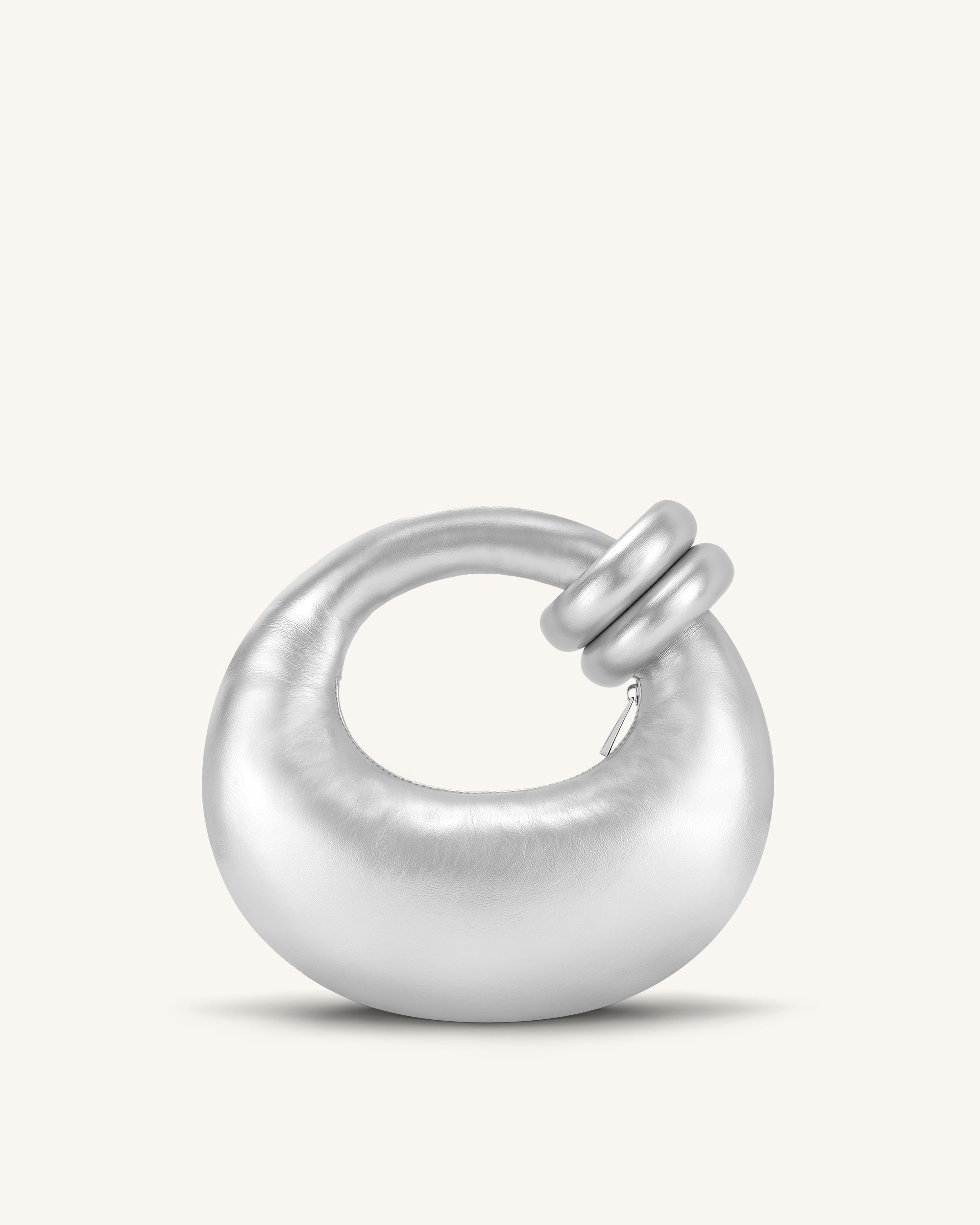 Abacus Top Handle Bag - Silver - Image 4