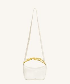 Alternative view of Jenny Human-shaped Handle Handbag - White