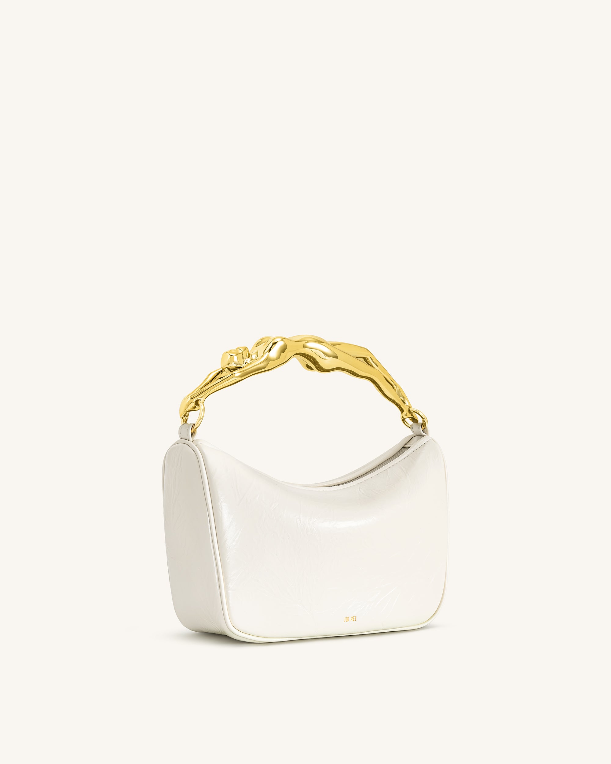Jenny Human-shaped Handle Handbag - White - Image 3
