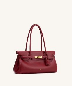 Alternative view of Yara Shoulder Bag - Burgundy